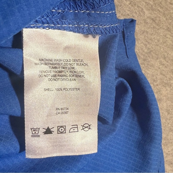 Columbia Shirt Men XL Adult Blue Button Down PFG Ripstop Fishing Omni Shade - Picture 8 of 10